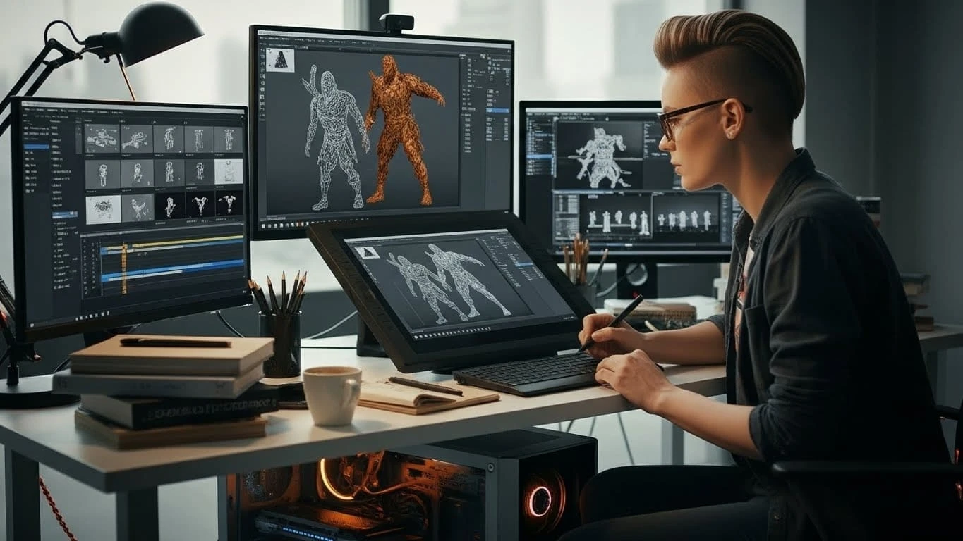 3D CGI scene