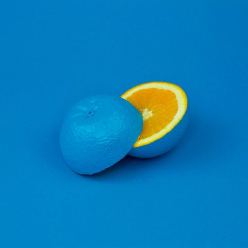 blue orange
